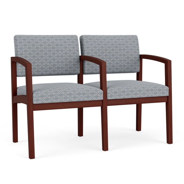Lesro Lenox 2 Seat Tandem Seating W/ Arm, 44 in W 26 in L 31.5 in H LW2103 - main